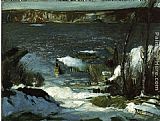 George Wesley Bellows Famous Paintings - North River